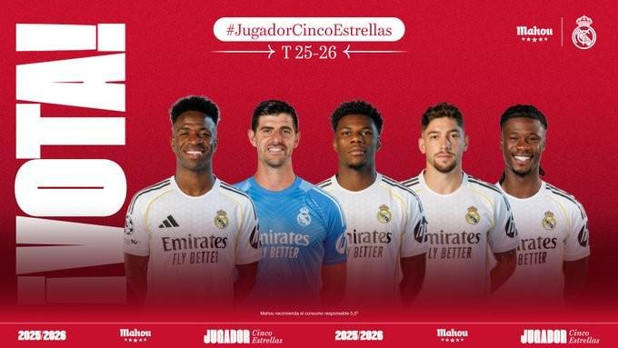 178直播-皇马2月最佳候选:维尼修斯、裤袜、楚阿梅尼、82、卡马文加